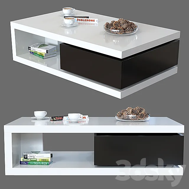 Coffee table Signal Serena. 3ds Max
