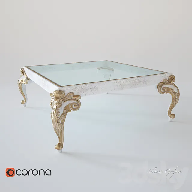 Coffee table – Silvano Grifoni 3DS Max Model