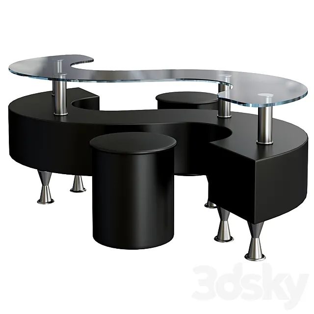 coffee table SmartMAX 3ds Max