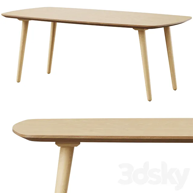 Coffee table Socoro by Cosmo 3ds Max