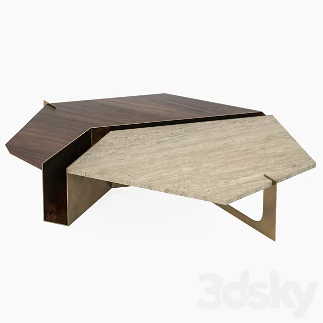 Coffee table Stratos 3ds Max