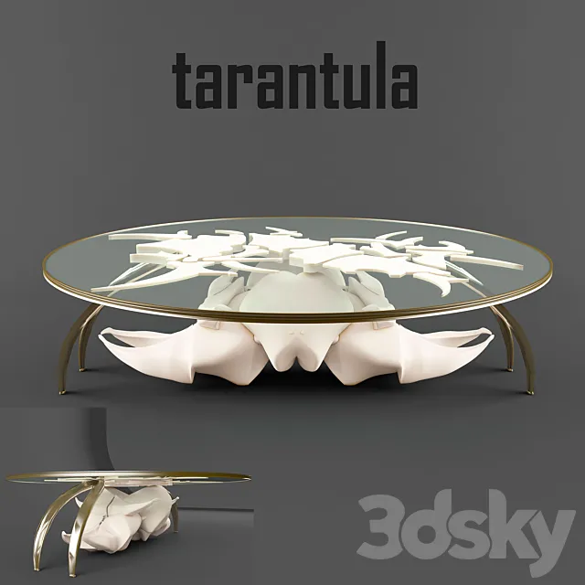 Coffee table – tarantula 3DS Max Model