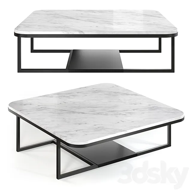 Coffee table Teora 3DS Max Model