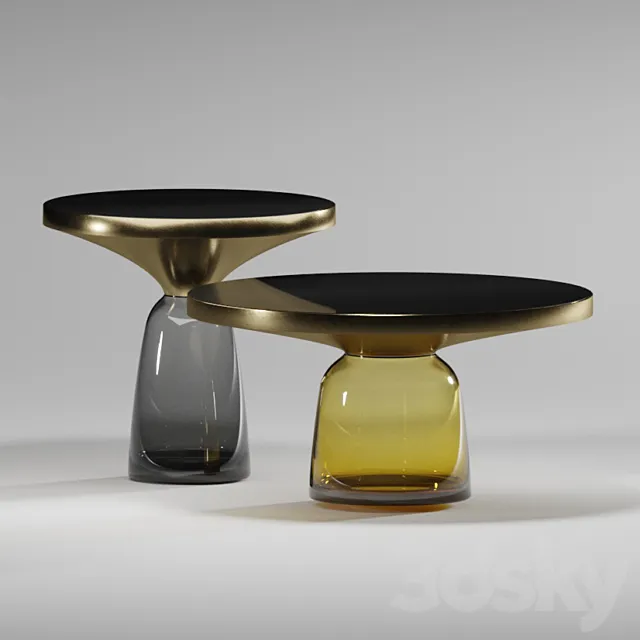 Coffee table Vaso Glass 3DS Max Model