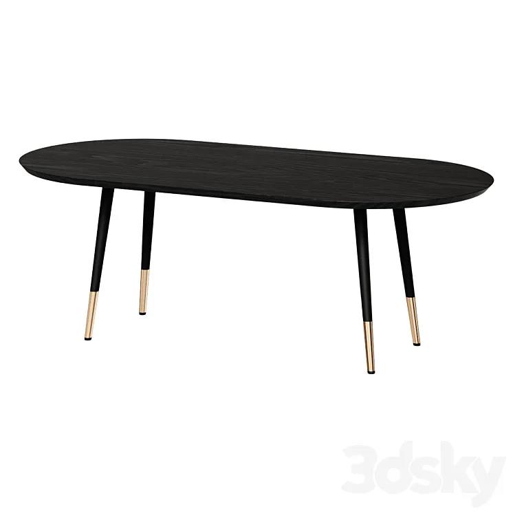 “Coffee table Vigor 47″” Oval Coffee Table coffee table” 3DS Max Model