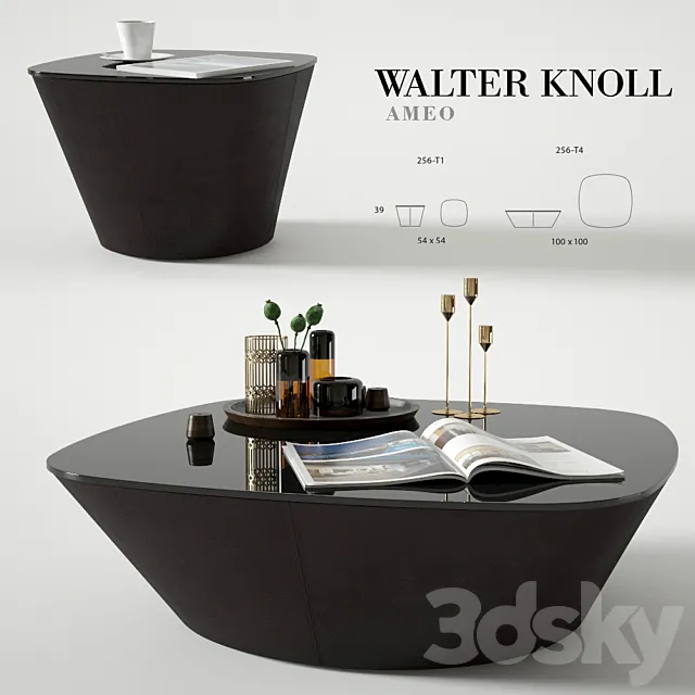 Coffee table Walter Knoll Ameo 3ds Max