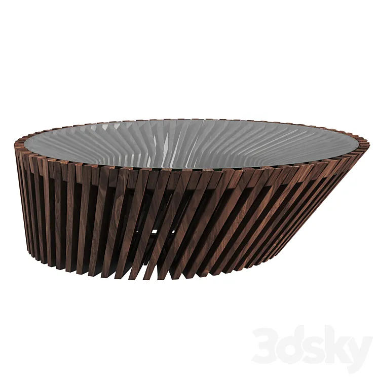 coffee table YIN & YANG table from Riva1920 3DS Max