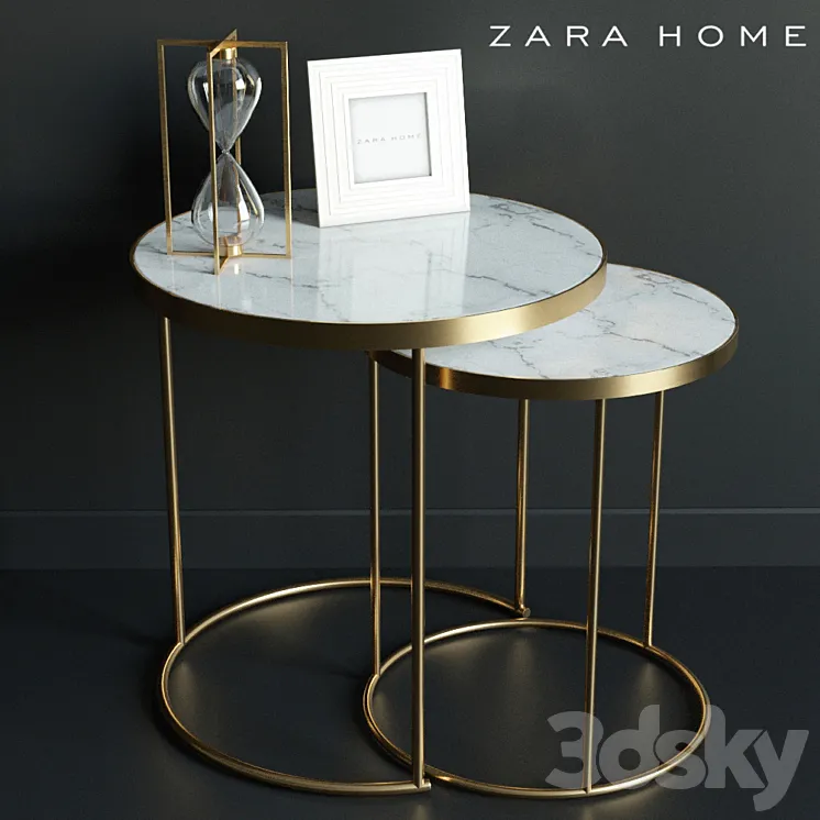 Coffee table ZARA home 3DS Max