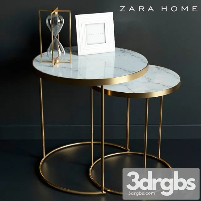 Coffee table zara home_1 2 3dsmax Download
