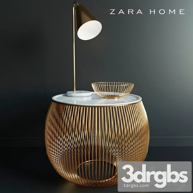 Coffee table zara home_2 2 3dsmax Download