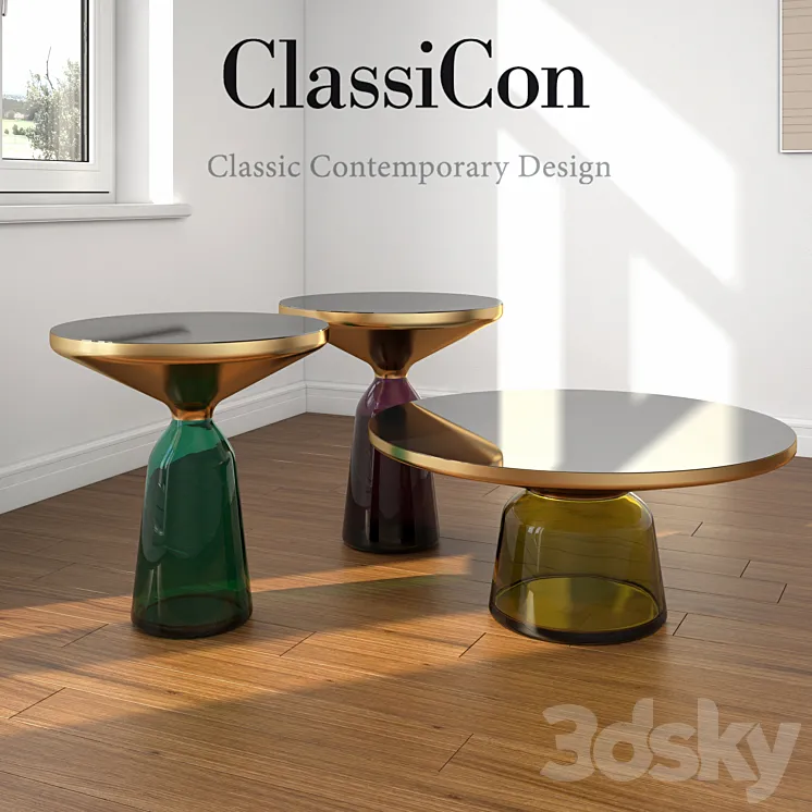 Coffee tables Bell Classicon 3DS Max