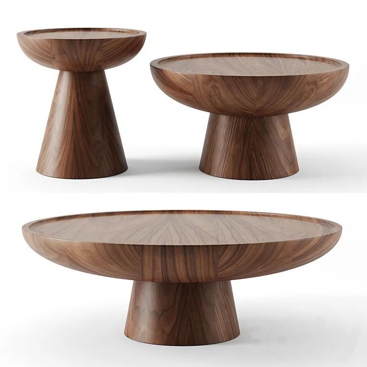 Coffee tables by Made In Taunus 3DS Max