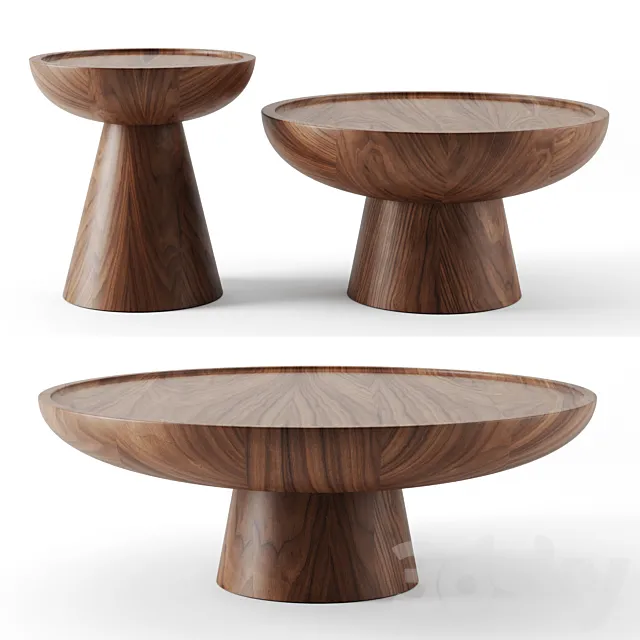 Coffee tables by Made In Taunus 3DSMax File