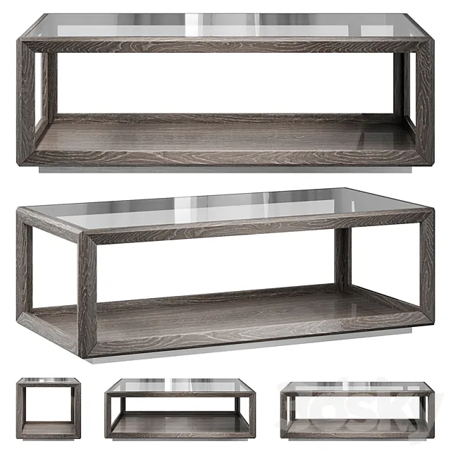Coffee tables Camelgroup Elite Silver 3DSMax File
