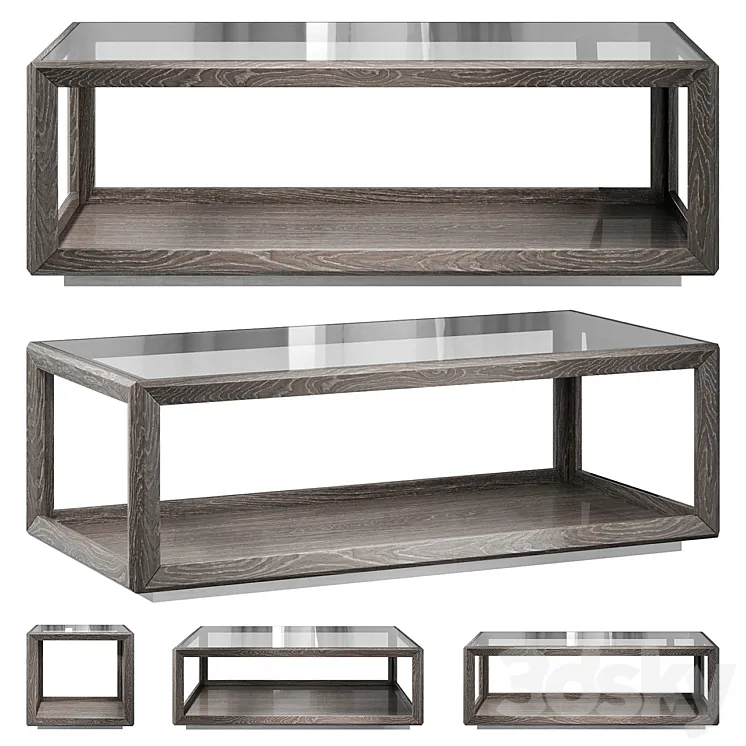 Coffee tables Camelgroup Elite Silver 3DS Max Model