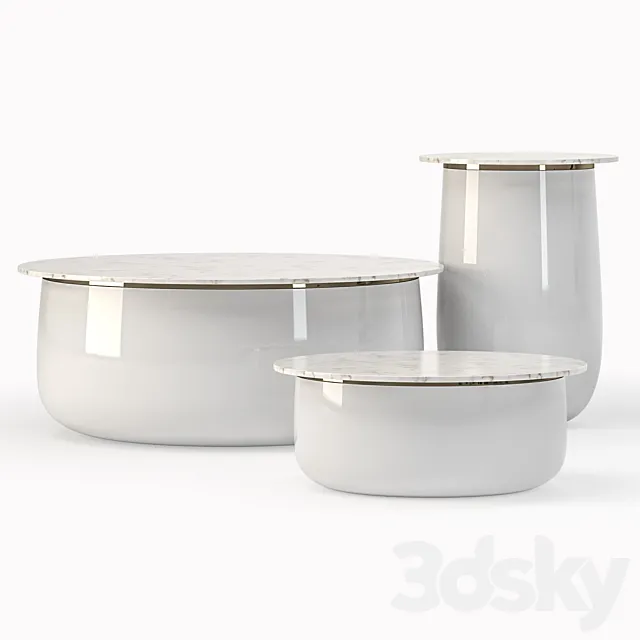 Coffee tables Helios 3ds Max