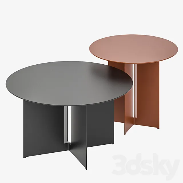 Coffee tables Mers 3ds Max