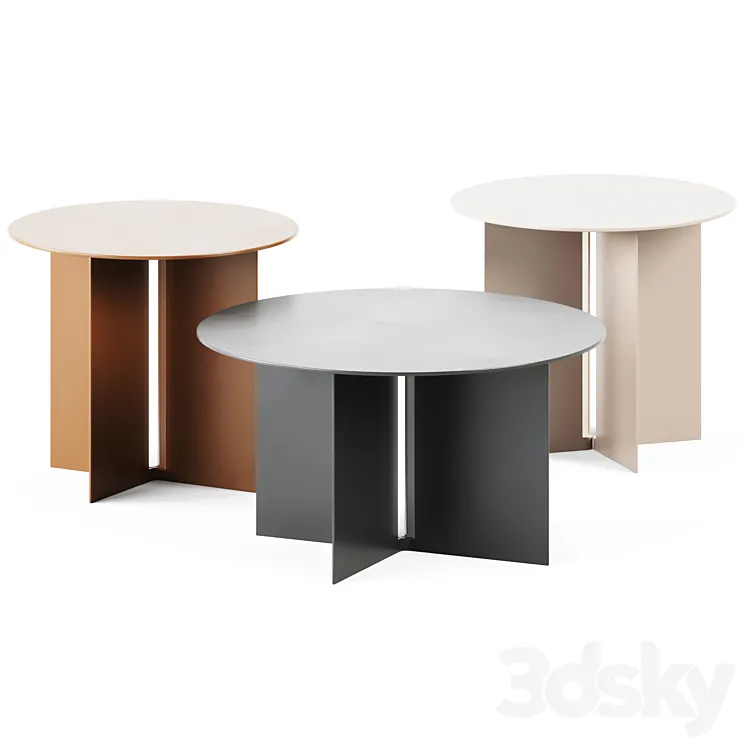 Coffee tables mers 3DS Max