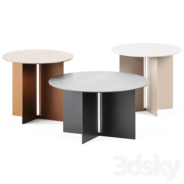 Coffee tables mers 3DSMax File