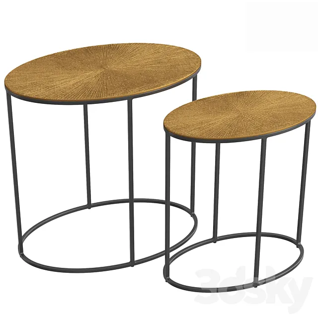 Coffee tables Palmer Dantone Home 3ds Max