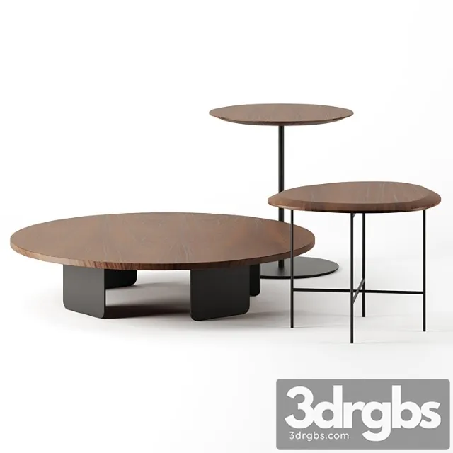 Coffee tables set by bernhardt design