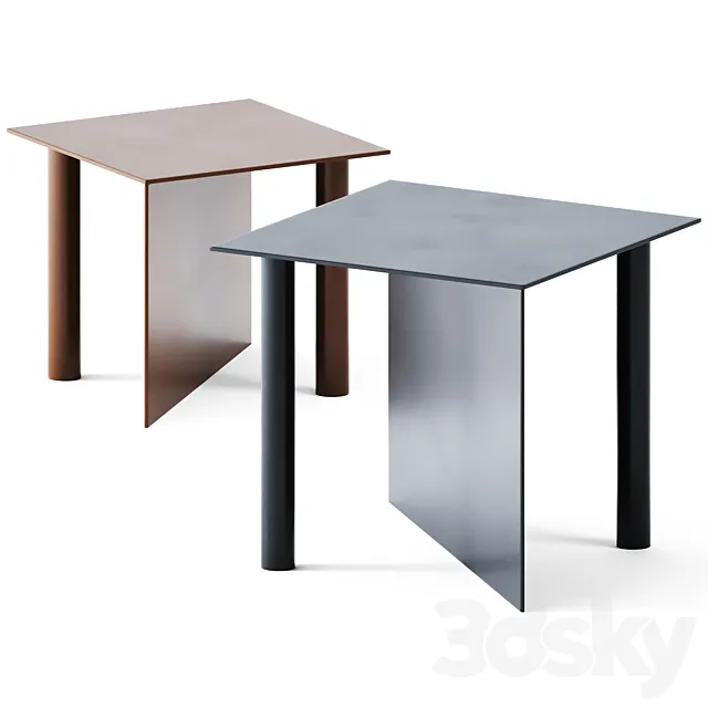 Coffee Tables Square Piatto by Fucina 3DSMax File