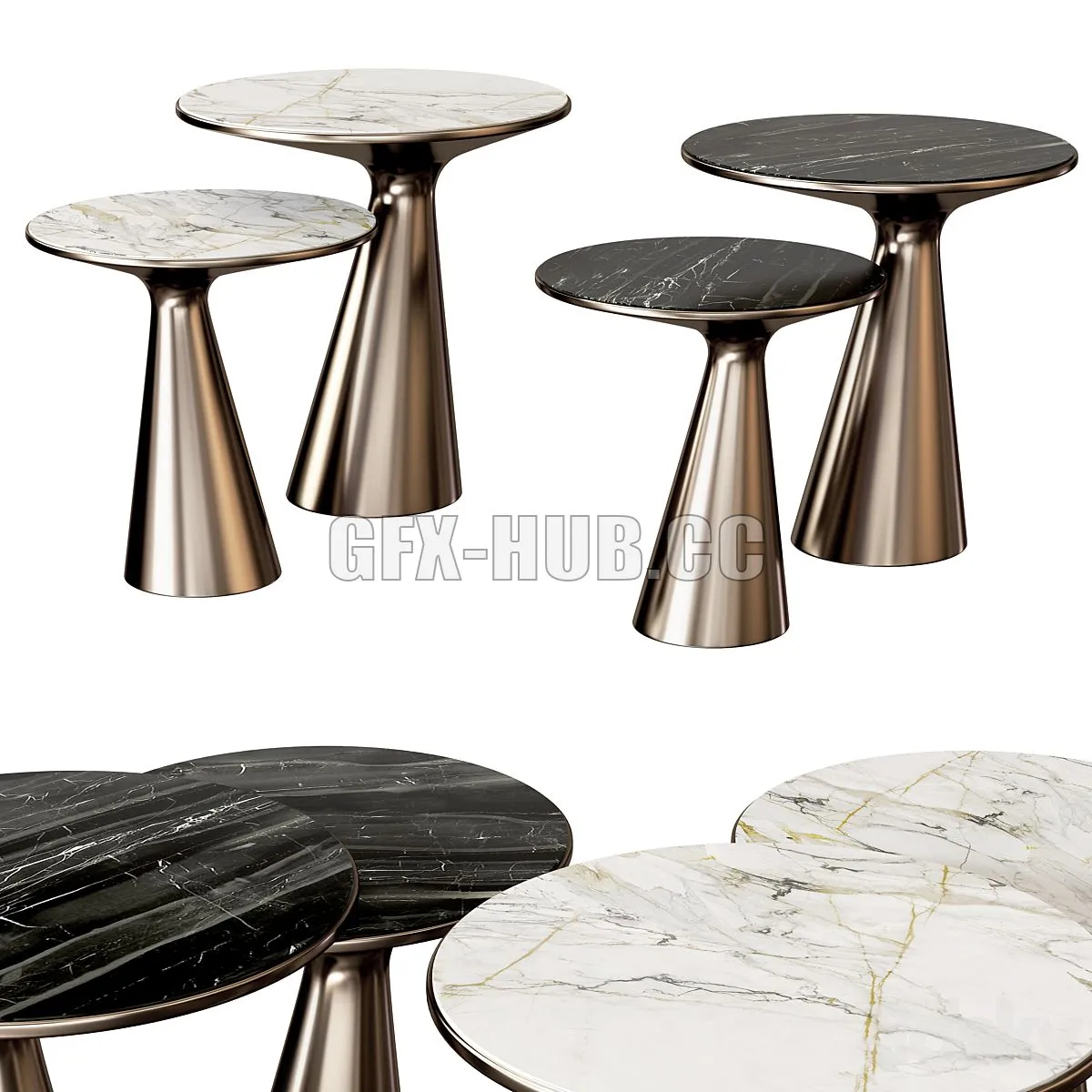Coffee tables002 3dsMax Model