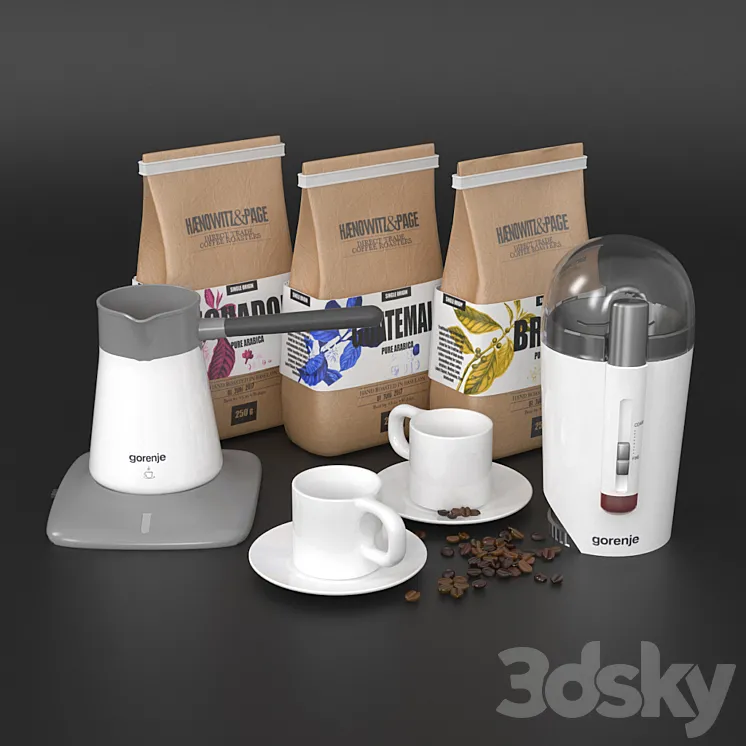 coffee_set_gorenje 3DS Max