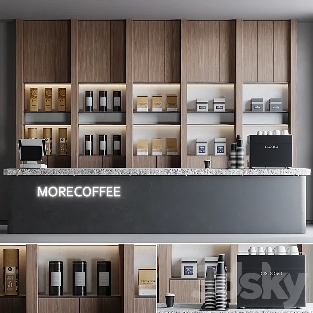 Coffeeshop 2 Morecoffee 3DSMax File