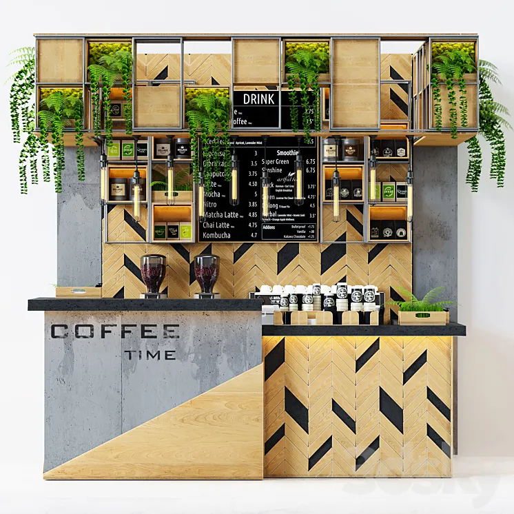 Coffeeshop Loft 2 3DS Max