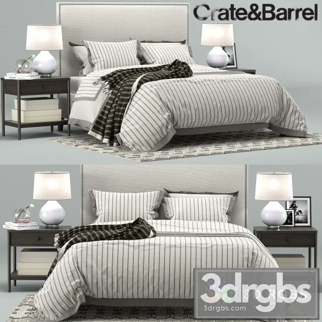 Cole Bedroom Collection Crate Barrel 3dsmax Download