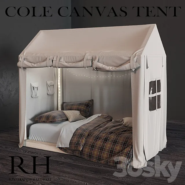 COLE CANVAS TENT 3DS Max Model