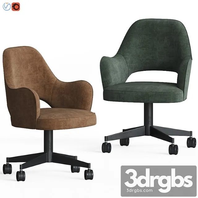 Colette Office Chair Baxter Armchair 3dsmax Download