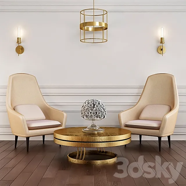 Coley Soft di Minotti 3DS Max Model