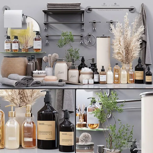 Collaction Bathroom Accessories Vol 4 3dsMax Model