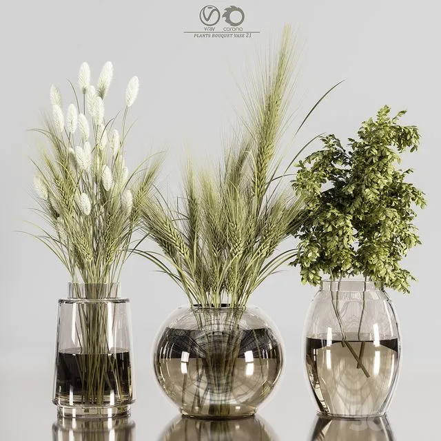 Collaction_Plants_Bouquet_21 3dsMax Model