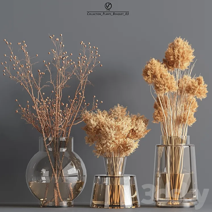 CollactionCollaction_Plants_Bouquet_03_vray 3DS Max