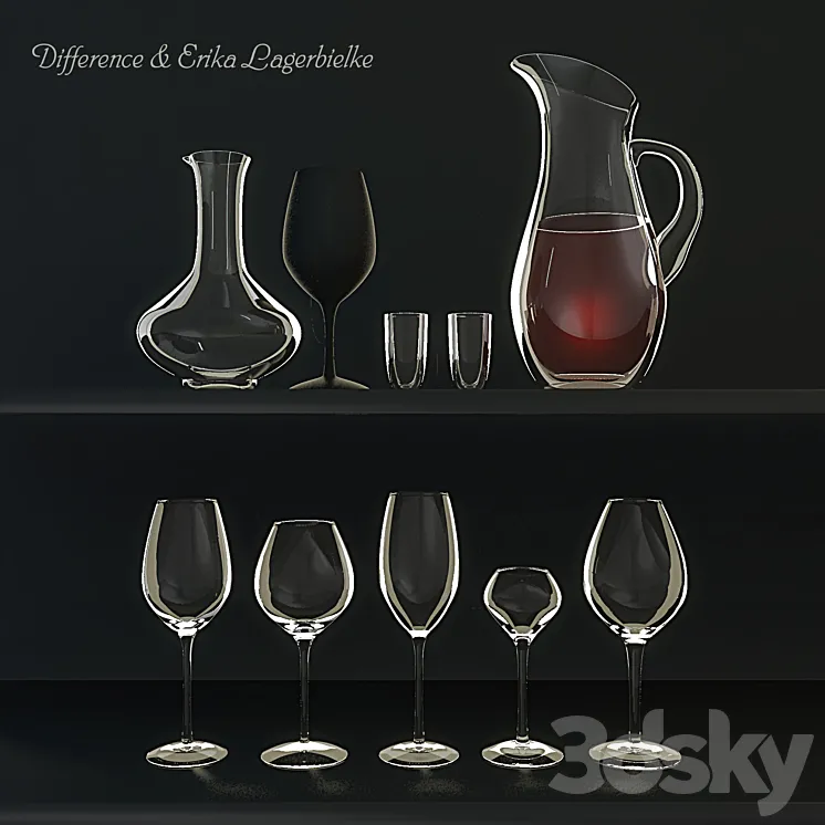 Collection Difference + Erika Lagerbielke 3DS Max