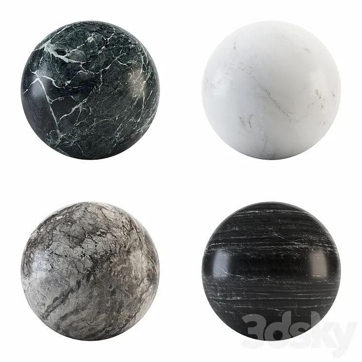 Collection Marble 03 3DS Max Model