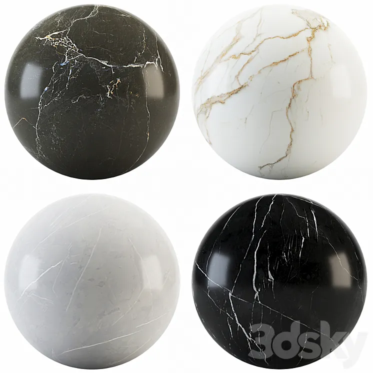 Collection Marble 10 3DS Max