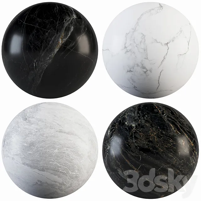 Collection Marble 23 3dsMax Model