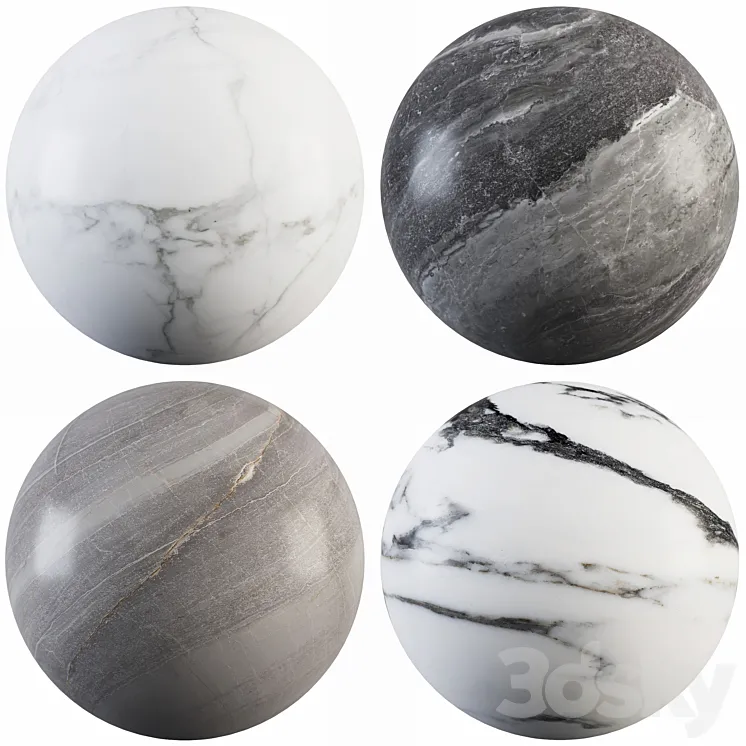 Collection Marble 27 3DS Max Model