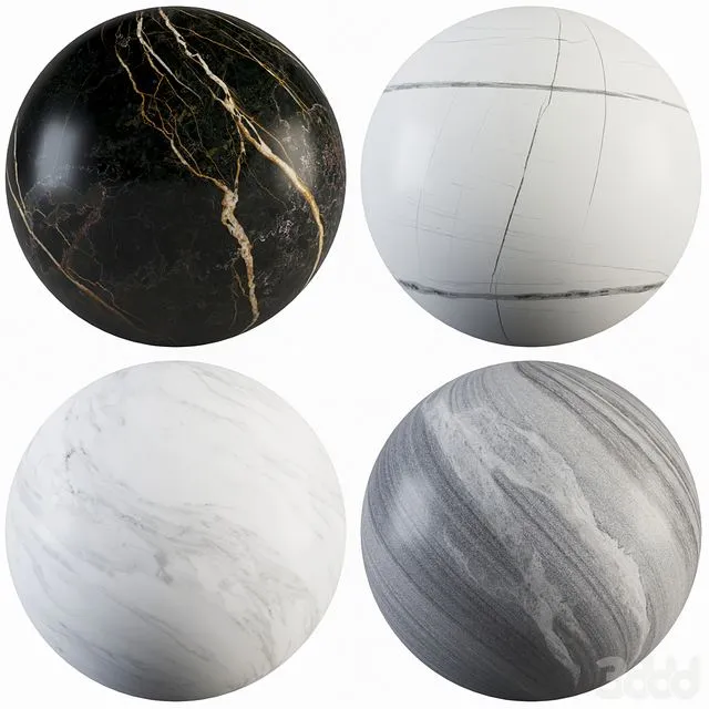 Collection Marble 40 3dsMax Model