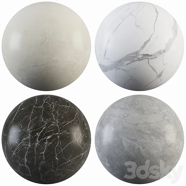 Collection Marble 43 3DS Max