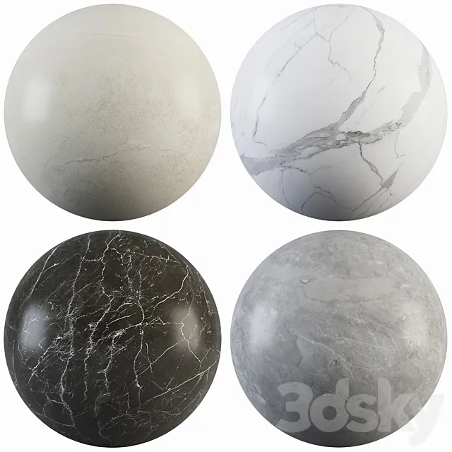 Collection Marble 43 3dsMax Model