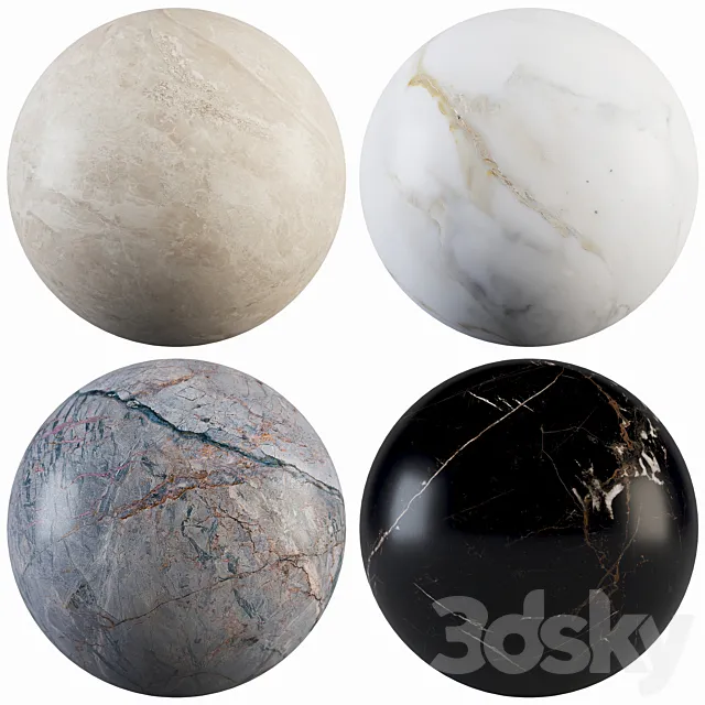 Collection Marble 53 3DS Max Model