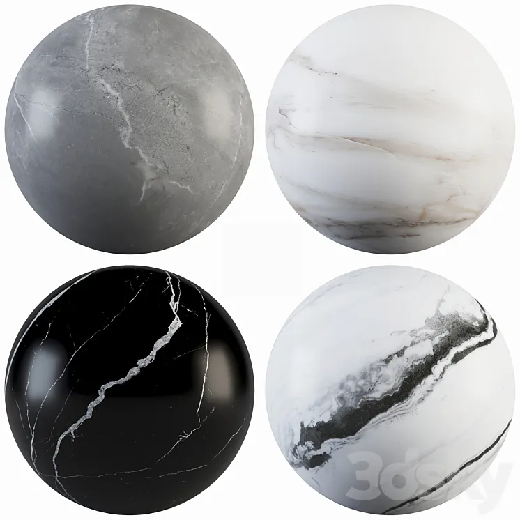 Collection Marble 56 3DS Max Model