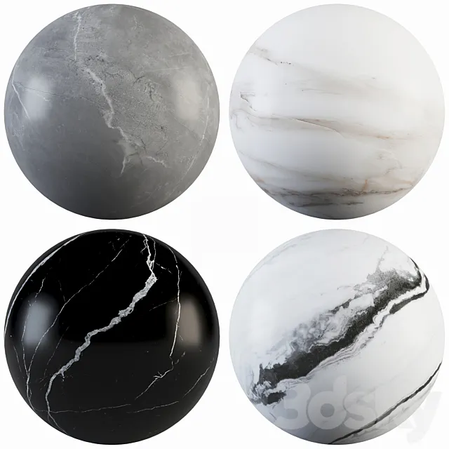 Collection Marble 56 3dsMax Model