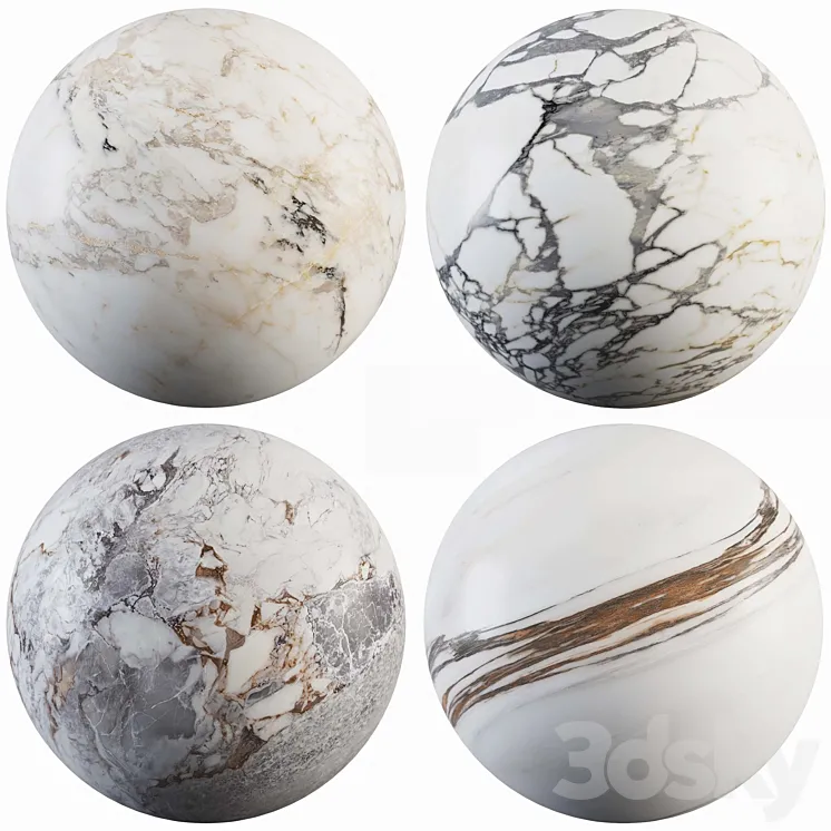 Collection Marble 61 3DS Max Model