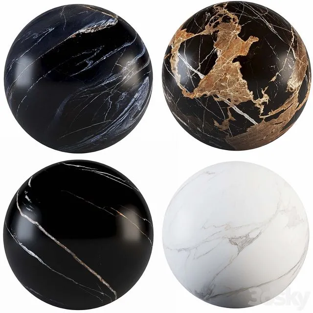 Collection Marble 64 3dsMax Model